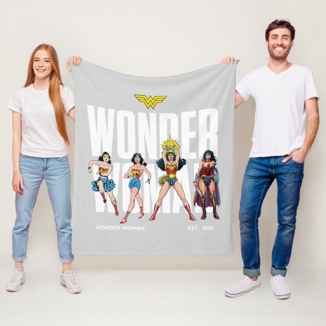 Wonder Woman Legends Forever Graphic Fleece Blanket (In Situ)
