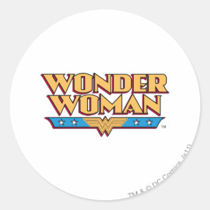 Wonder Woman Logo 2 Classic Round Sticker