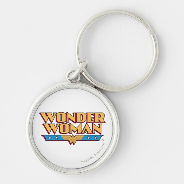 Wonder Woman Logo 2 Key Ring (Front)