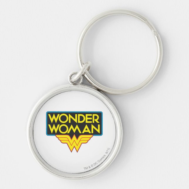 Wonder Woman Logo 3 Key Ring (Front)