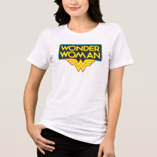 Wonder Woman Logo 3 Tri-Blend Shirt