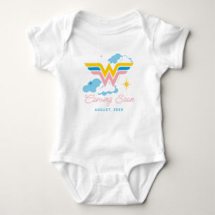 Wonder Woman Logo   Baby Shower Baby Bodysuit