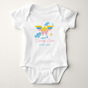 Wonder Woman Logo   Baby Shower Bodysuit