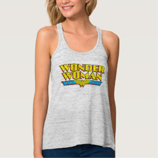 Wonder Woman Name and Logo Singlet