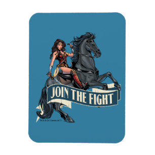 Wonder Woman on Horse Comic Art Magnet