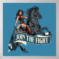 Wonder Woman on Horse Comic Art