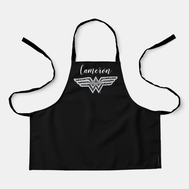 Wonder Woman Paisley Logo Apron (Front)