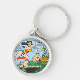 Wonder Woman Paradise Island Key Ring