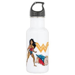 Wonder Woman & PB 532 Ml Water Bottle