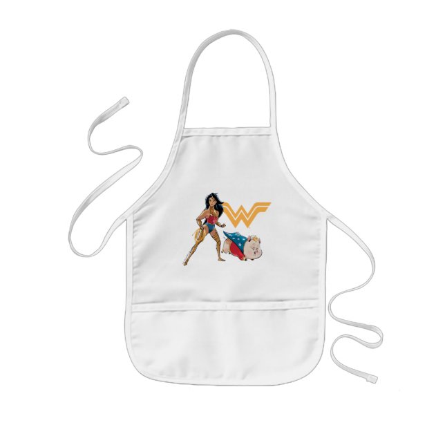 Wonder Woman & PB Kids Apron (Front)