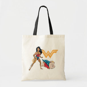 Wonder Woman & PB Tote Bag