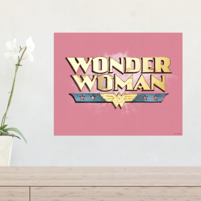 Wonder Woman Pencil Logo Foil Prints (In Situ (Entry Table))