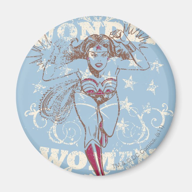 Wonder Woman Pow Magnet (Front)