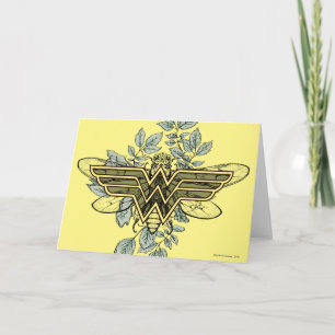 Wonder Woman Queen Bee Logo Card