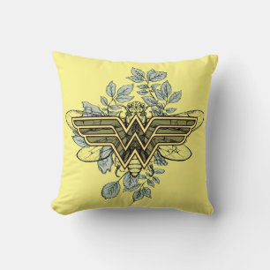 Wonder Woman Queen Bee Logo Cushion