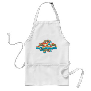 Wonder Woman Rainbow Clouds Pattern Standard Apron