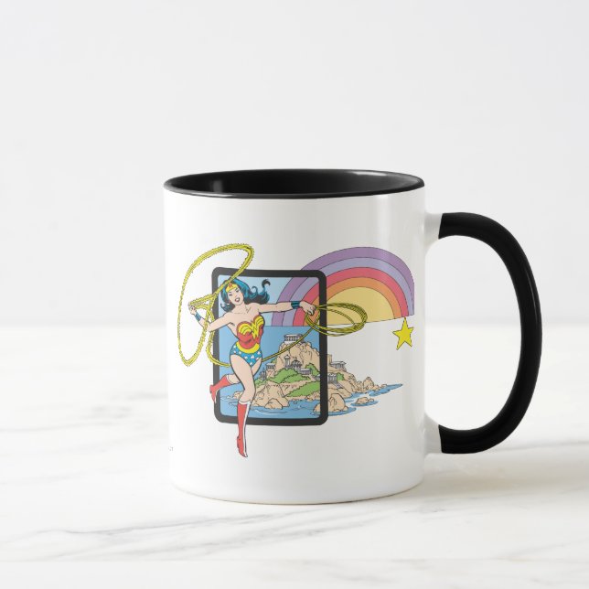 Wonder Woman Rainbow Mug (Right)