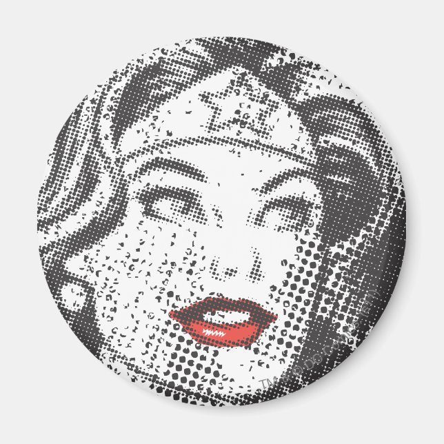 Wonder Woman Red Lips Magnet (Front)