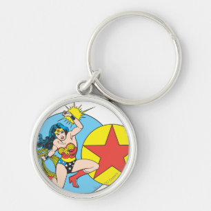 Wonder Woman Red Star Key Ring