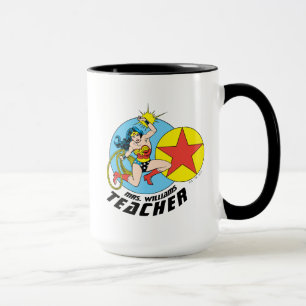 Wonder Woman Red Star Teacher Mug