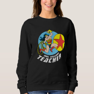 Wonder Woman Red Star Teacher Sweatshirt