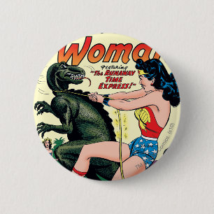 Wonder Woman Runaway Time Express 6 Cm Round Badge
