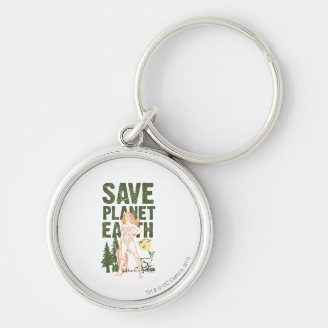 Wonder Woman Save Planet Earth Key Ring (Front)