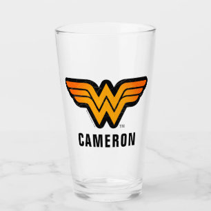 Wonder Woman   Seasonally Inspired Logo Glass