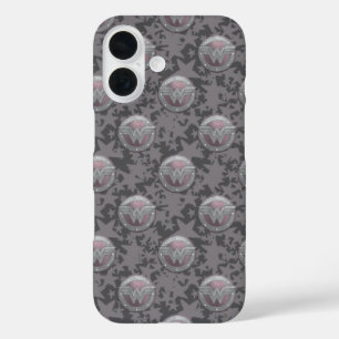 Wonder Woman Shield Pattern iPhone 16 Case