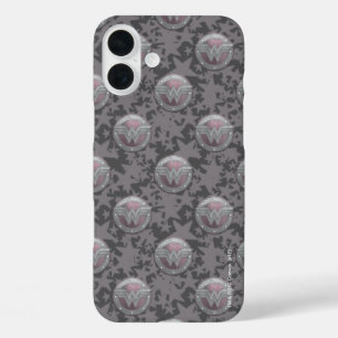 Wonder Woman Shield Pattern iPhone 16 Plus Case