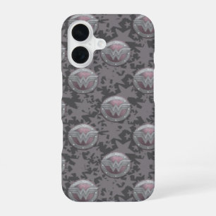 Wonder Woman Shield Pattern iPhone 16 Case