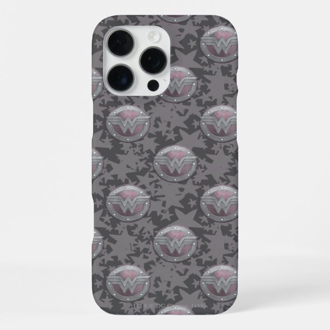 Wonder Woman Shield Pattern iPhone Case (Back)