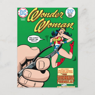 Wonder Woman Shrinking Formula Postcard