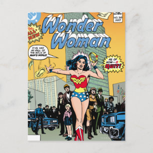 Wonder Woman Starring Pat Carbine Postcard