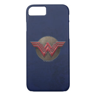 Wonder Woman Symbol Over Concentric Circles iPhone 8/7 Case
