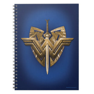 Wonder Woman Symbol With Sword of Justice Notebook