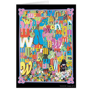 Wonder Woman Text Collage