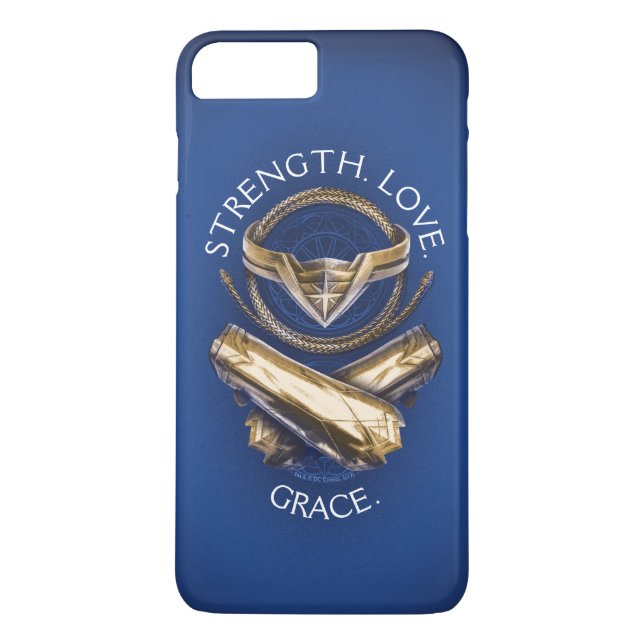 Wonder Woman Tiara, Lasso, and Bracelets Case-Mate iPhone Case (Back)