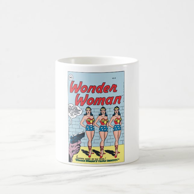 Wonder Woman Triple Identity Coffee Mug (Center)