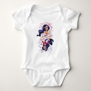 Wonder Woman Unmask Your Powers Baby Bodysuit