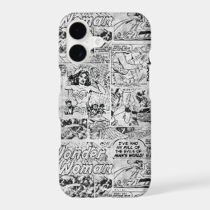 Wonder Woman Vintage Comic Pattern