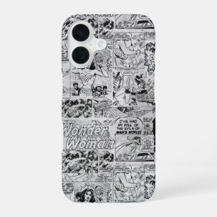Wonder Woman Vintage Comic Pattern iPhone 16 Case