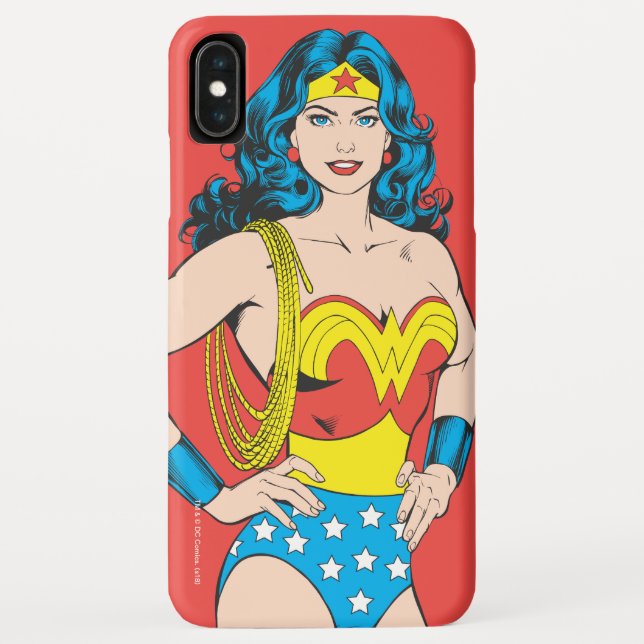 Wonder Woman | Vintage Pose with Lasso Case-Mate iPhone Case (Back)