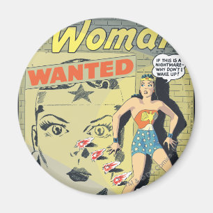 Wonder Woman Wanted Magnet