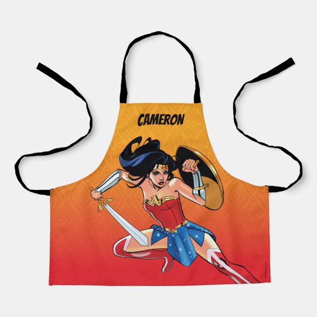 Wonder Woman With Sword - Join The Fight Apron (Front)