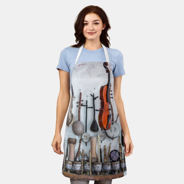 Wonderful Acoustic Guitar Apron (Worn)