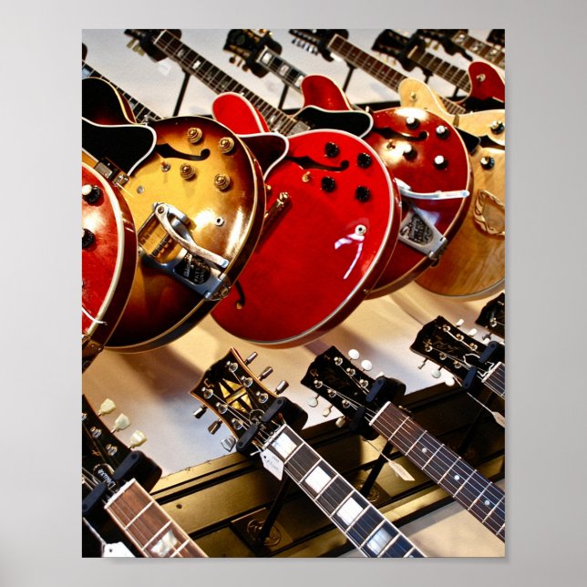 Wonderful Acoustic Guitar Poster (Front)