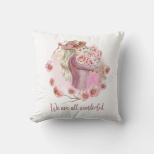 Wonderful Aesthetic throw pillow