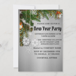 Wonderful, Amazing New Year Invitation