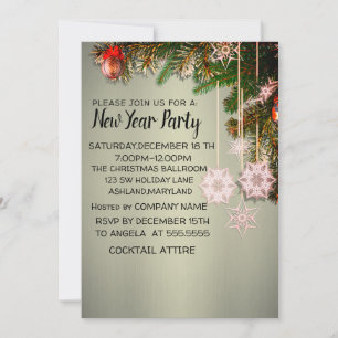 Wonderful, Amazing New Year Invitation